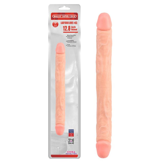 Dildo Ladybro Love N3 32.5 x 3.5 cm Flesh - UABDSM