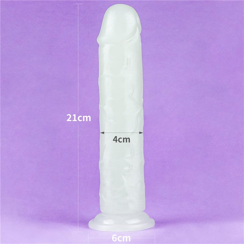 Dildo Lumino 8 Blue Light - UABDSM