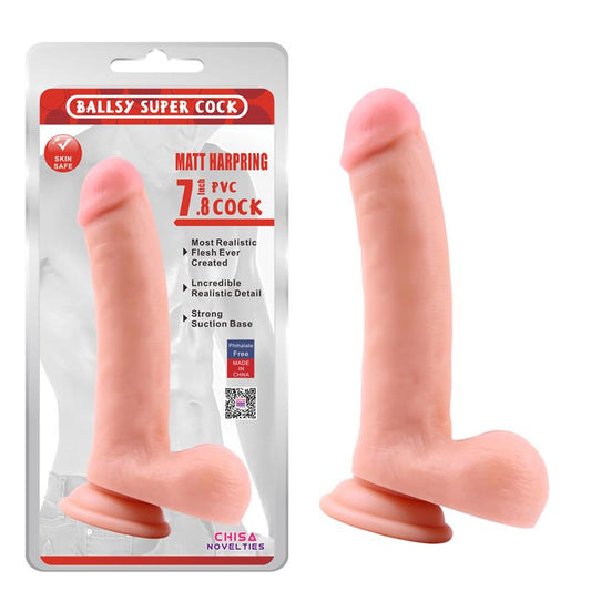 Dildo Matt Harpring 20 x 4 cm Flesh - UABDSM