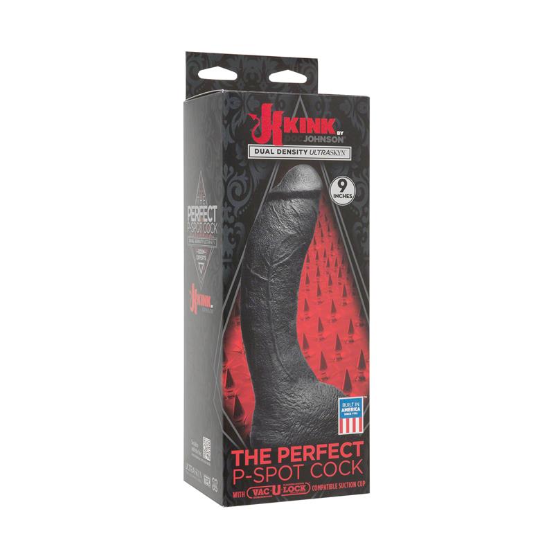 Dildo The Perfect P-Spot Dual Density Black - UABDSM