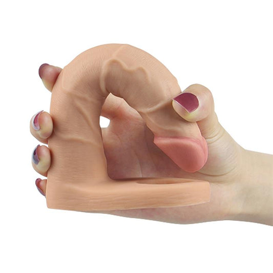 Dildo The Ultra Soft Double 7 Flesh - UABDSM