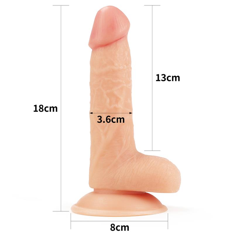 Dildo The Ultra Soft Dude 7 Flesh - UABDSM