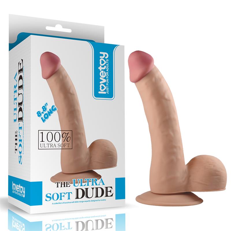 Dildo The Ultra Soft Dude 8.8 Flesh - UABDSM