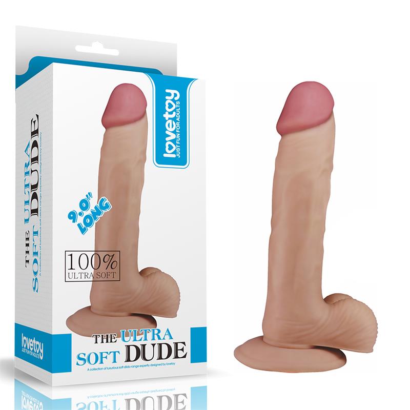 Dildo The Ultra Soft Dude 9 Flesh - UABDSM