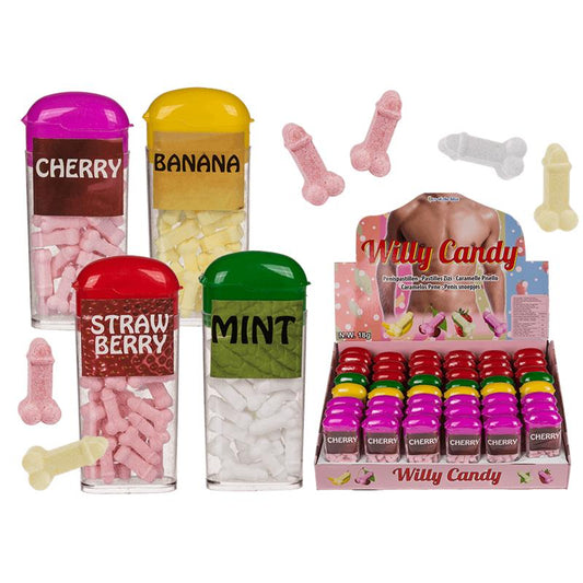 Display 48 Units Penis Candies 4 Flavors Display 48 Units Penis Candies 4 Flavors - UABDSM