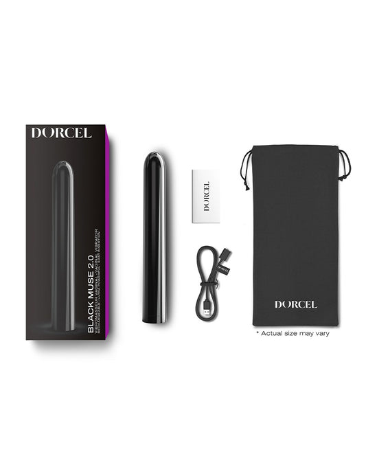 Dorcel - Black Muse 2.0 - Bullet Vibrator - Black - UABDSM