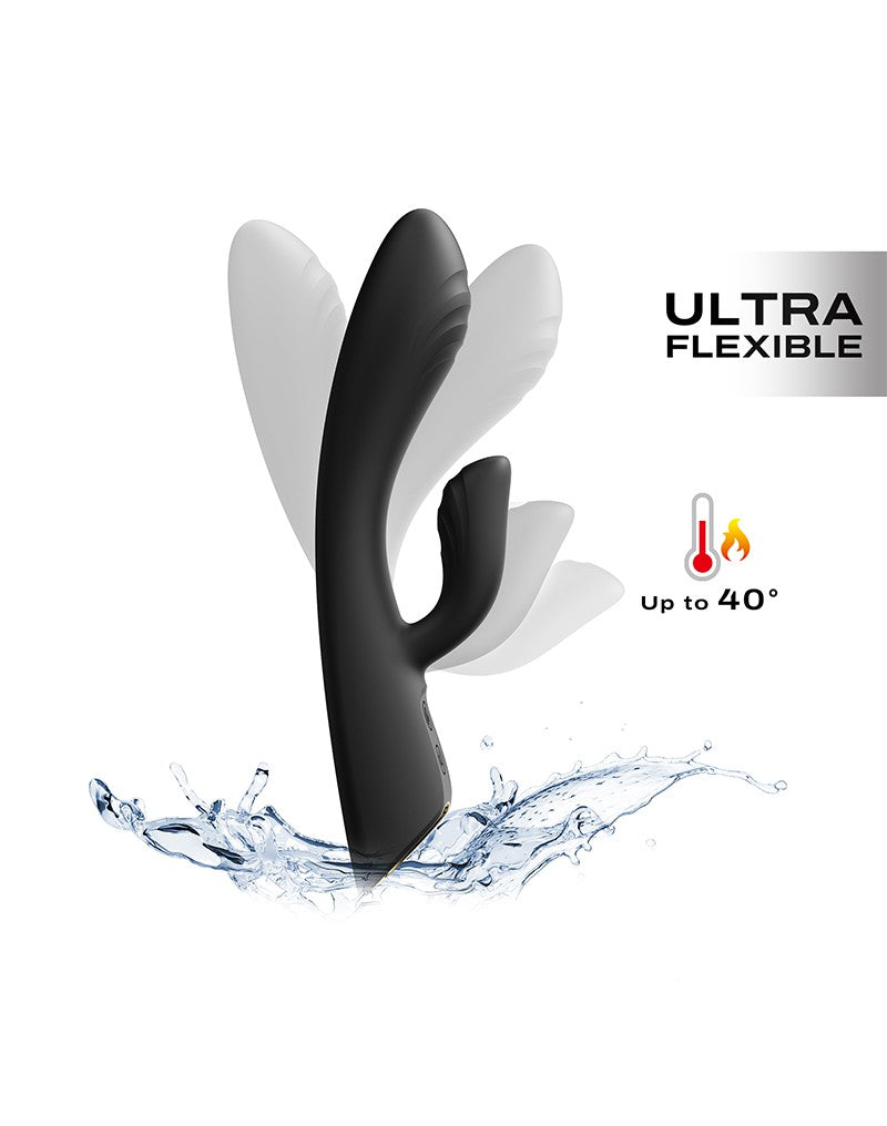 Dorcel - Flexi Rabbit - Heating Rabbit Vibrator - Black - UABDSM
