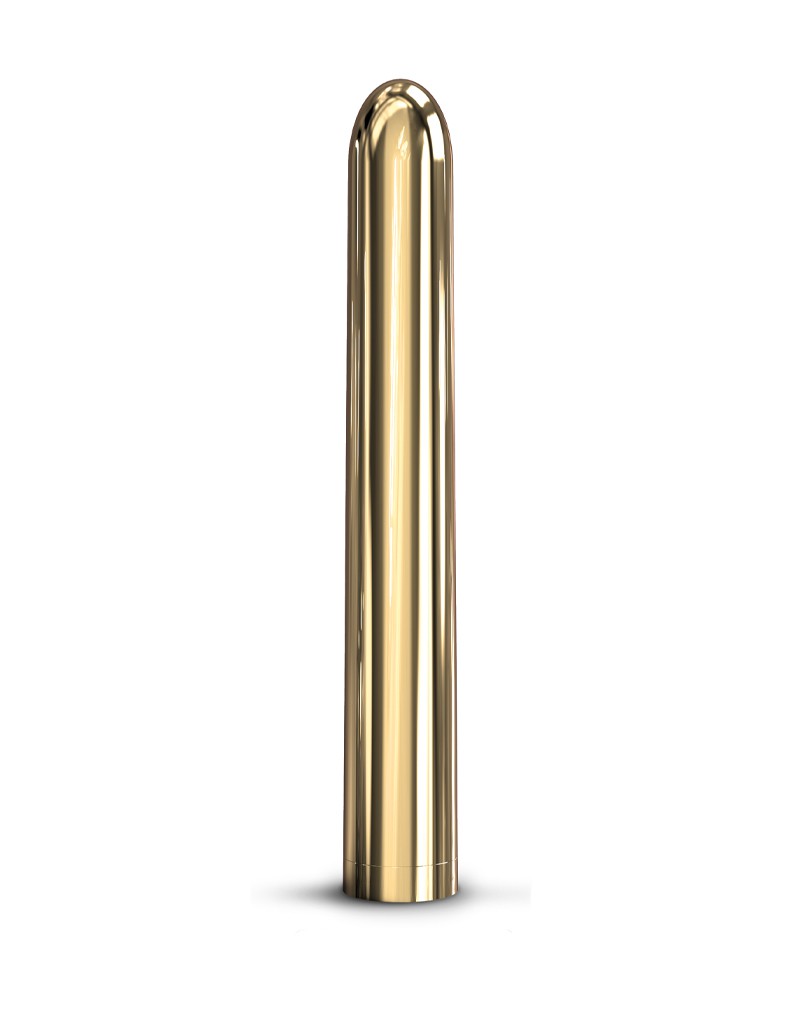 gold bullet vibrator Power Basics 10 Inch Realistic Vibrating Dildo main image 0