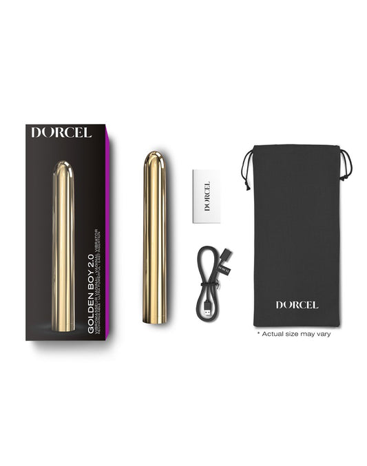 Dorcel - Golden Boy 2.0 - Bullet Vibrator - Gold - UABDSM