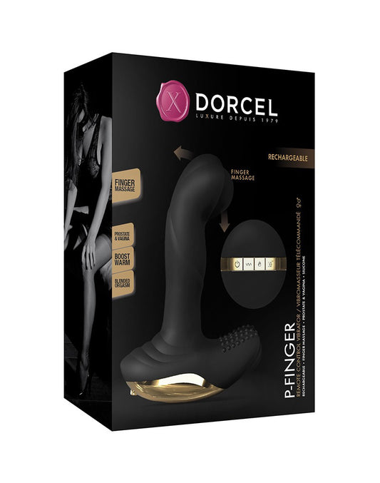 Dorcel - P-Finger - Remote Control Vibrator - Black 6072431 - UABDSM