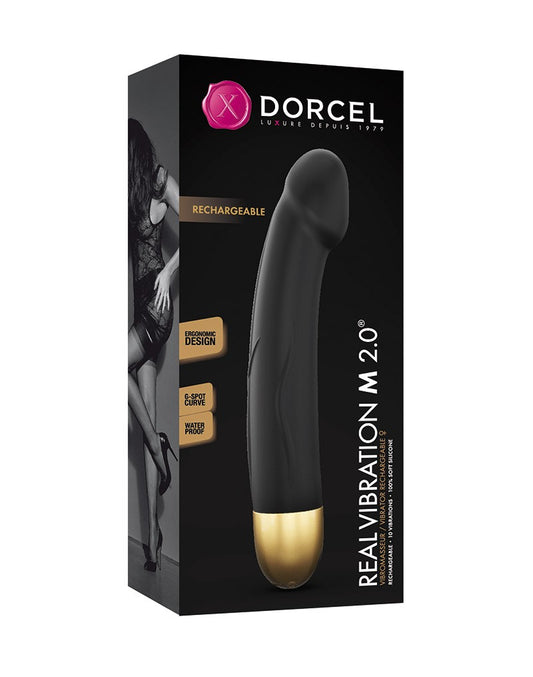 Dorcel - Real Vibration M 2.0 Black-Gold 6072233 - UABDSM