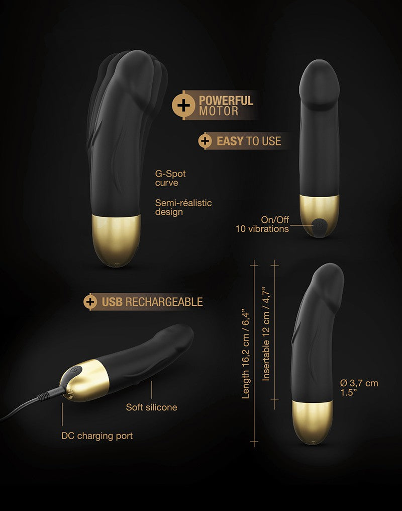 Dorcel - Real Vibration S 2.0 Black-Gold 6072202 - UABDSM