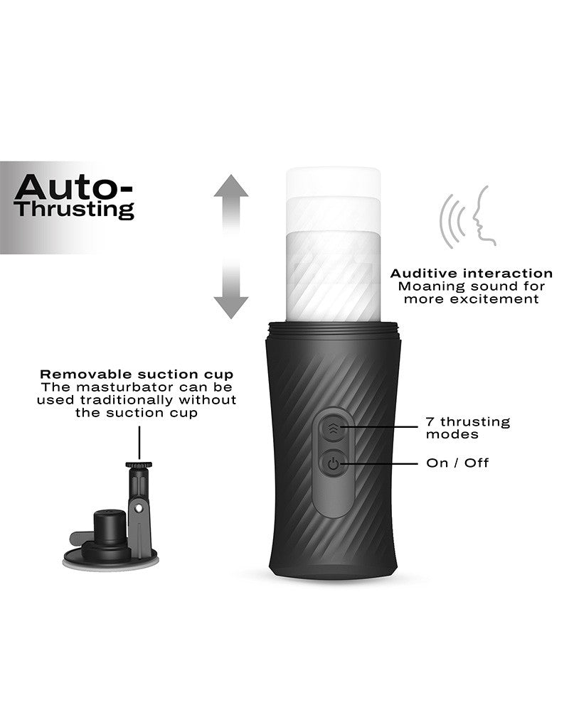 Dorcel - Thrust Blow - Automatic Thrusting Masturbator - Black - UABDSM