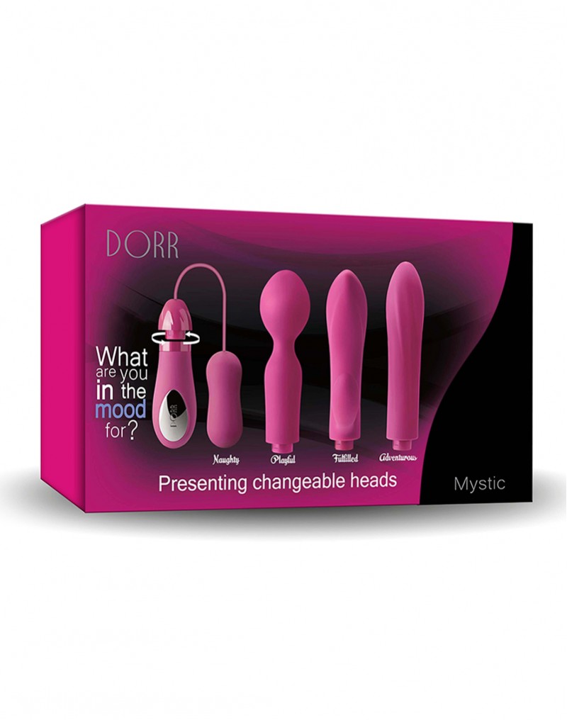 Dorr - Mystic - 4 Exchangeable Head Vibrator - UABDSM