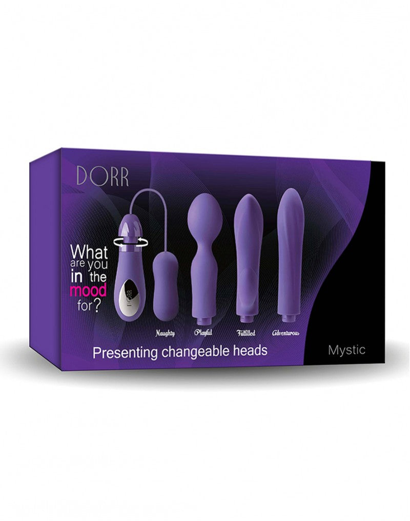 Dorr - Mystic - 4 Exchangeable Head Vibrator - UABDSM