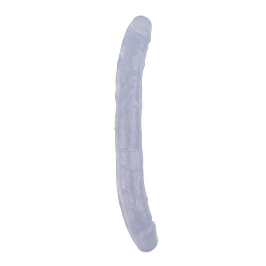 Double Dildo Hi-Rubber 12.8 Clear Double Dildo Hi-Rubber 12.8 Clear - UABDSM