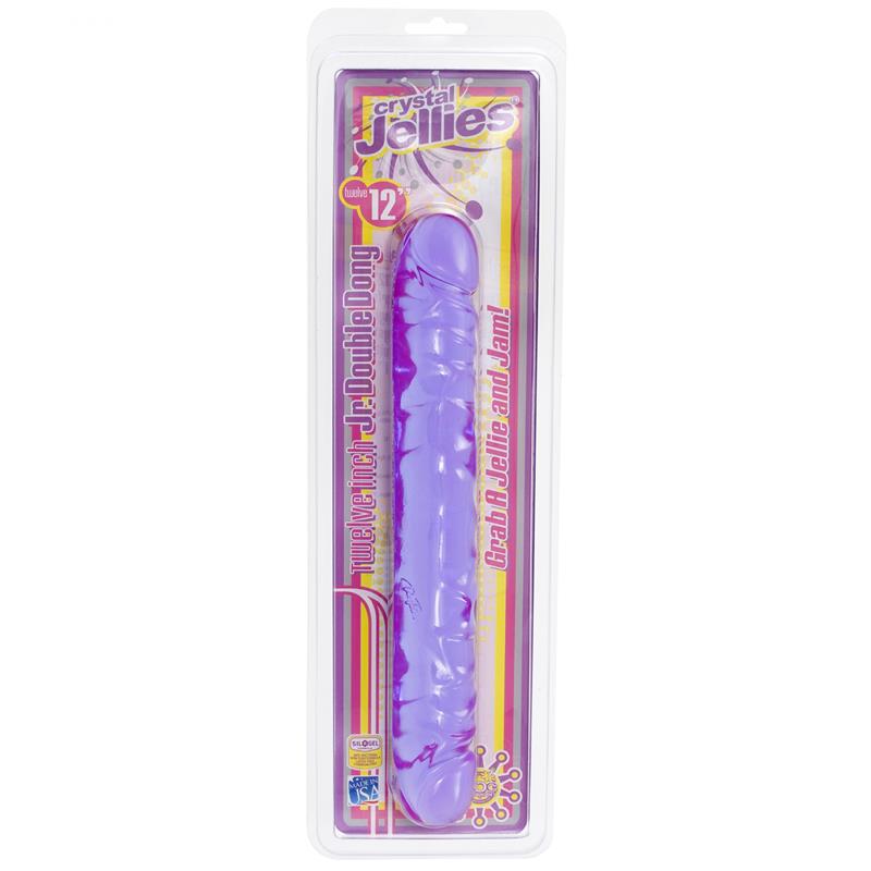 Double Dildo Jr. 12 Purple - UABDSM