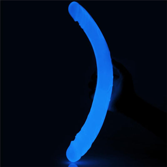 Double Dildo Lumino 14.5 Blue Light Double Dildo Lumino 14.5 Blue Light - UABDSM