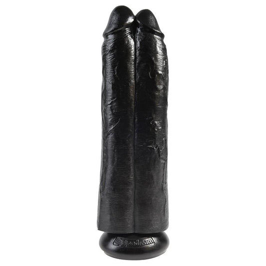 Double Dildo Two Cocks One Hole Black 11 Double Dildo Two Cocks One Hole Black 11 - UABDSM