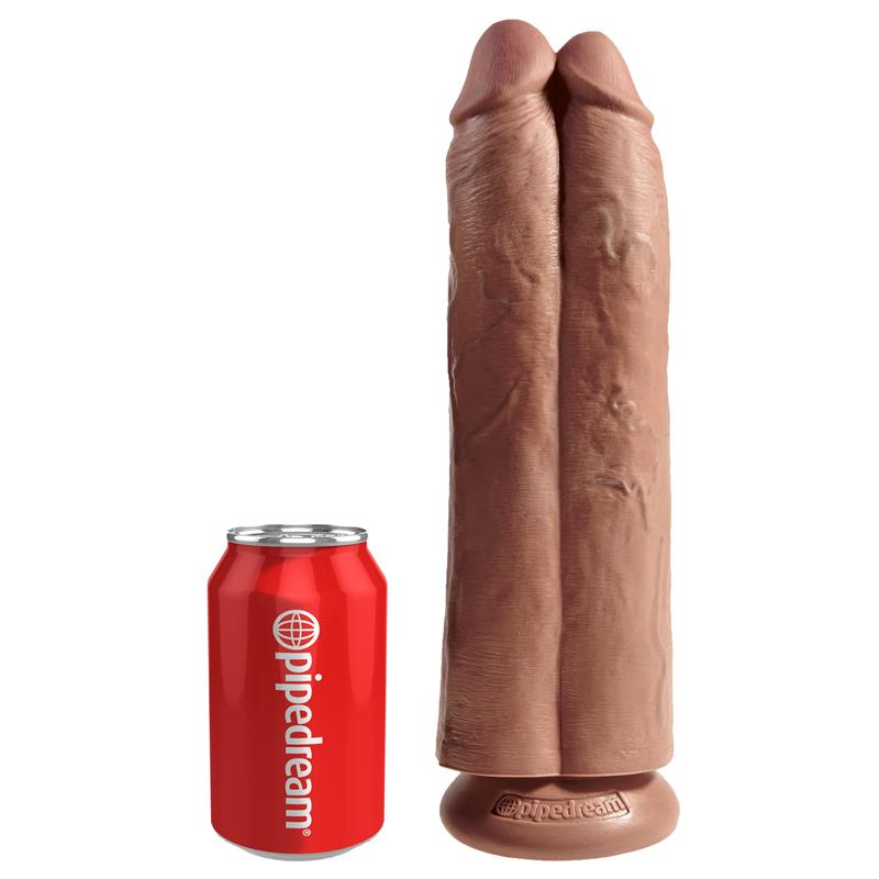 Double Dildo Two Cocks One Hole Tan 11 - UABDSM
