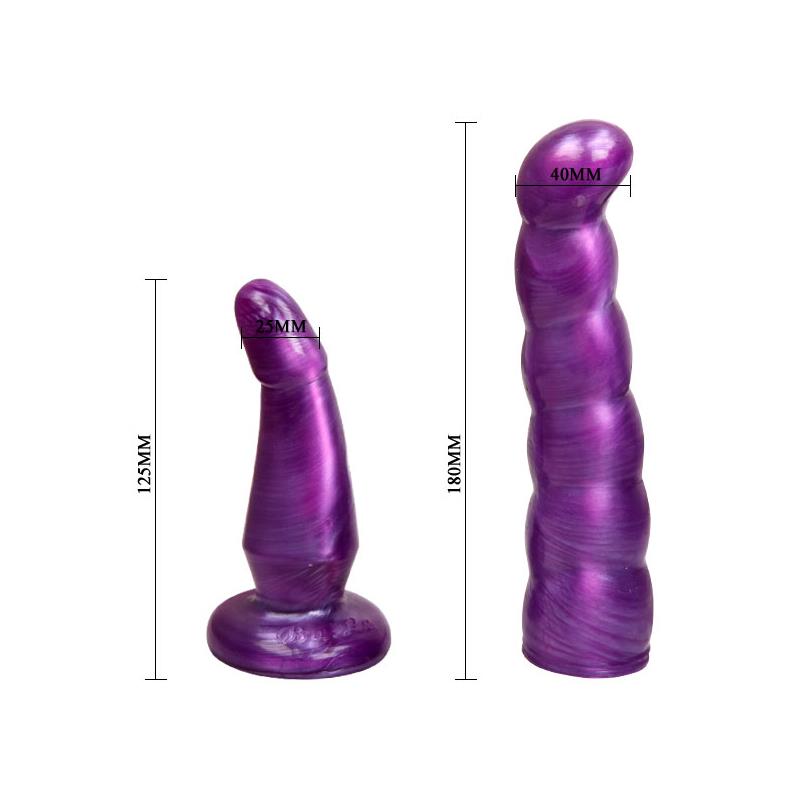 Double Penetration Strap-On Purple - UABDSM