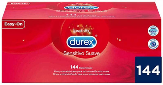 Durex Sensitivo Suave Condooms - 144 Pce Durex Sensitivo Suave Condooms - 144 Pce - UABDSM