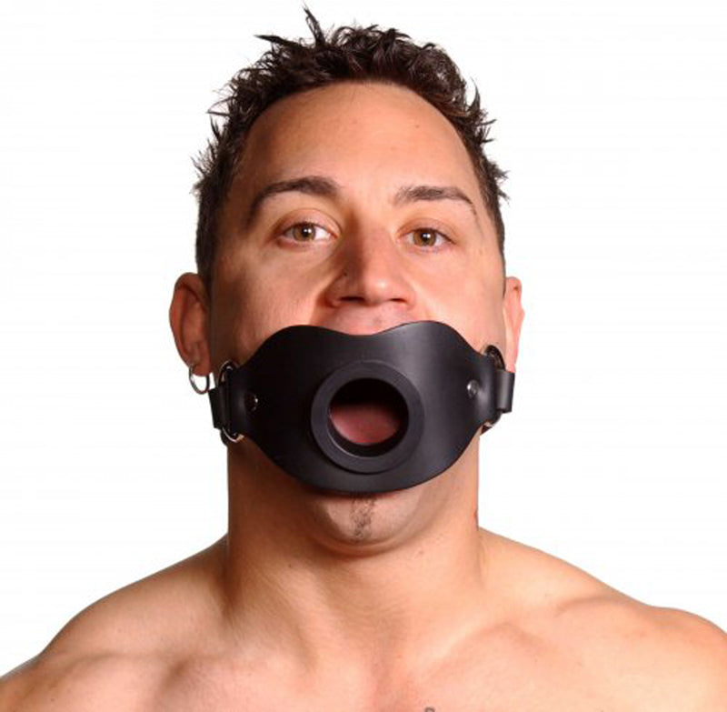 Strict Leather Locking Open Mouth Gag - UABDSM