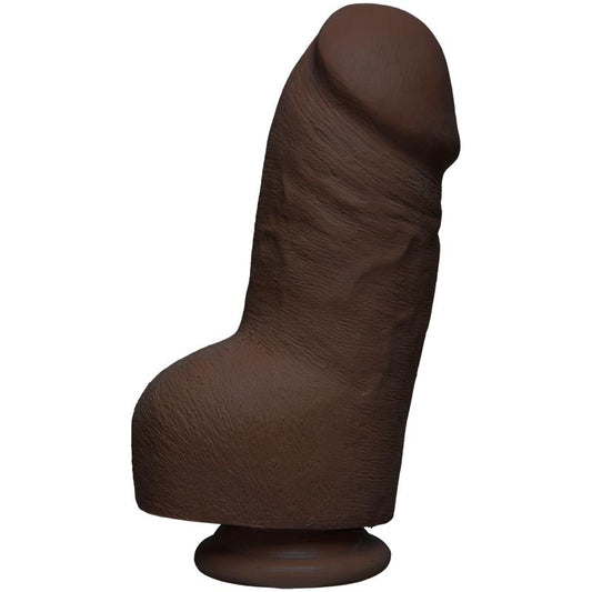 Dual Density Dildo Fat D with Balls 8 Ultraskyn Chocolate Dual Density Dildo Fat D with Balls 8 Ultraskyn Chocolate - UABDSM