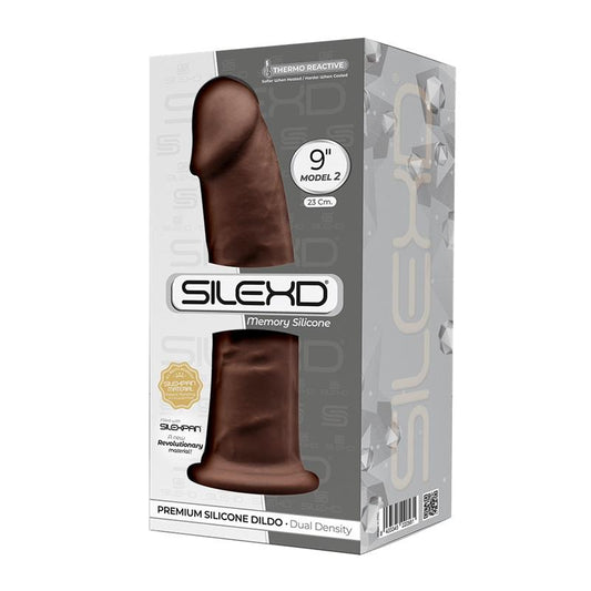 Dual Density Dildo Mod. 2 - 9 Brown Dual Density Dildo Mod. 2 - 9 Brown - UABDSM