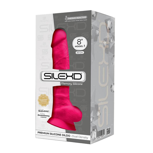 Dual Density Dildo Model 1 (8) Pink Dual Density Dildo Model 1 (8) Pink - UABDSM