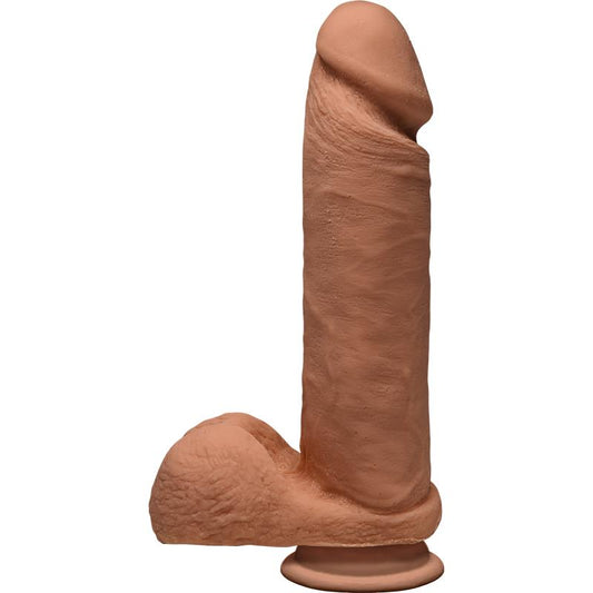 Dual Density dildo Perfect D with Testicles 8 Caramel Dual Density dildo Perfect D with Testicles 8 Caramel - UABDSM