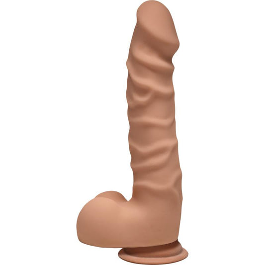 Dual Density Dildo RaginD with Balls 7.5 Caramel Dual Density Dildo RaginD with Balls 7.5 Caramel - UABDSM