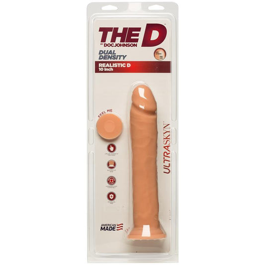 Dual Density Dildo Realistic D 10 Ulstraskyn Vanilla - UABDSM