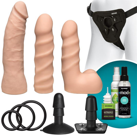 Dual Density Dildo Starter Set Vanilla Dual Density Dildo Starter Set Vanilla - UABDSM