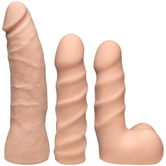 Dual Density Dildo Starter Set Vanilla - UABDSM