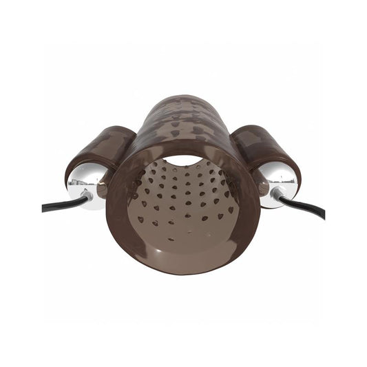 Dual Vibrating Penis Sleeve Smoked - UABDSM