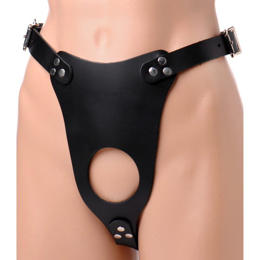 Strict Leather Huge Dildo Strap-on Harness - UABDSM