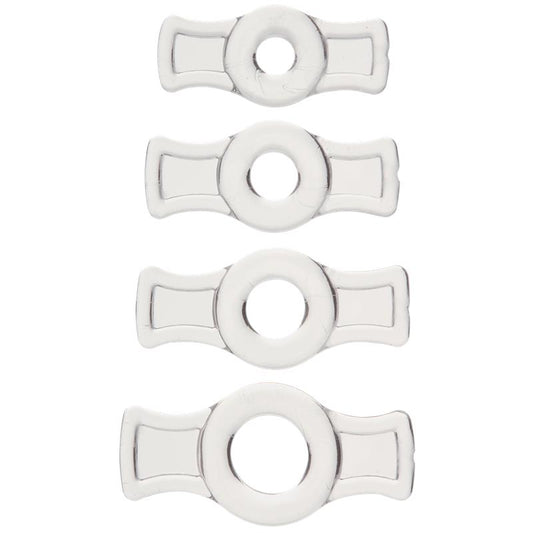 Elastic Cockring Set of 4 Clear Elastic Cockring Set of 4 Clear - UABDSM