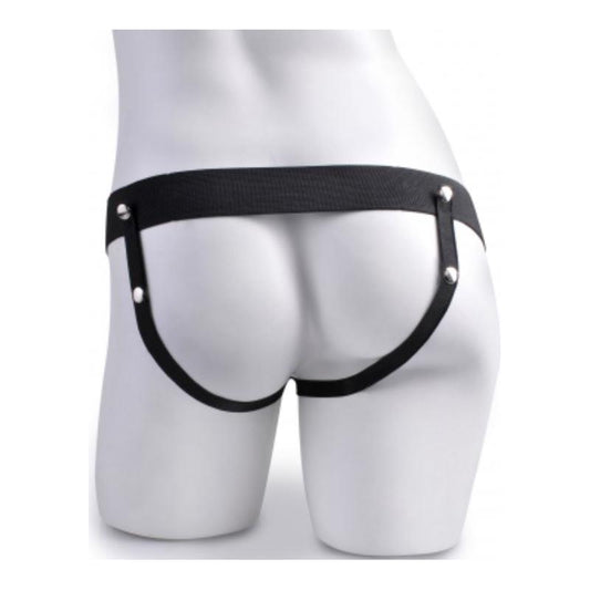 Elastic Strap-On with 7 Hollow Dildo 10 Functions Remote Control USB - UABDSM