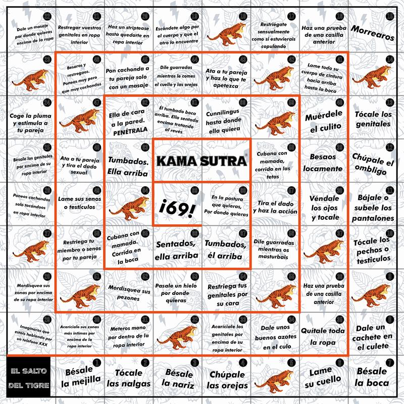 Erotic Board Game The Jump of the Tiger - UABDSM