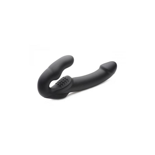 Evoke Vibrating Strapless Strap-On Black Evoke Vibrating Strapless Strap-On Black - UABDSM