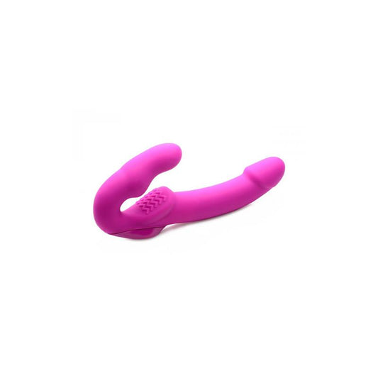 Evoke Vibrating Strapless Strap-On Pink Evoke Vibrating Strapless Strap-On Pink - UABDSM