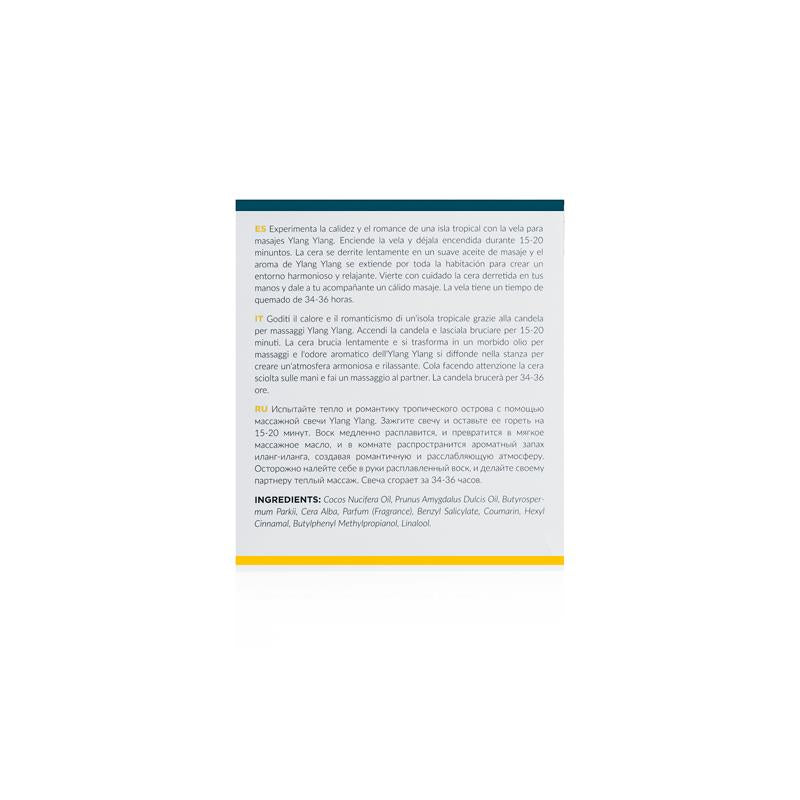 Exotic Massage Candle Ylang Ylang 200g - UABDSM