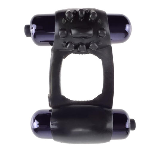 Fantasy C-Ringz Duo-Vibrating Super Ring Black - UABDSM