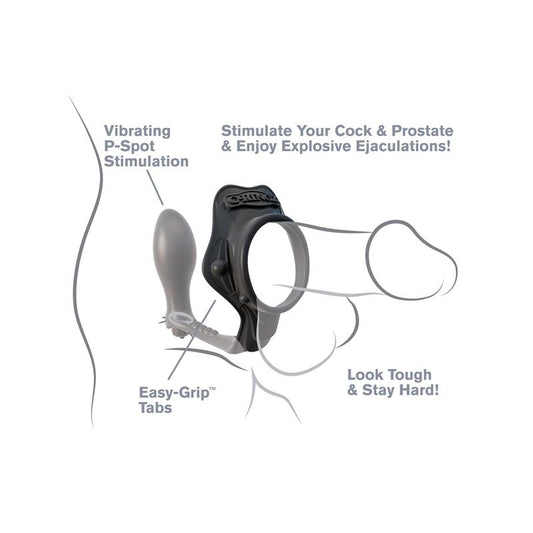 Fantasy C-Ringz Rock Hard Ass-Gasm Black - UABDSM
