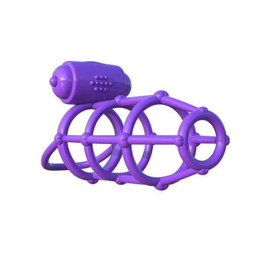 Fantasy C-Ringz Vibrating Climax Cage Purple Fantasy C-Ringz Vibrating Climax Cage Purple - UABDSM