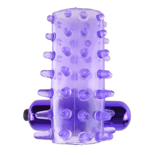 Fantasy C-Ringz Vibrating Cock Sleeve Purple - UABDSM