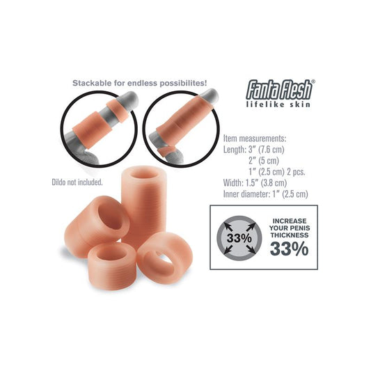 Fantasy X-tensions Girth Gainer System-Flesh - UABDSM