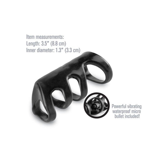 Fantasy X-tensions Vibrating Power Cage-Black - UABDSM