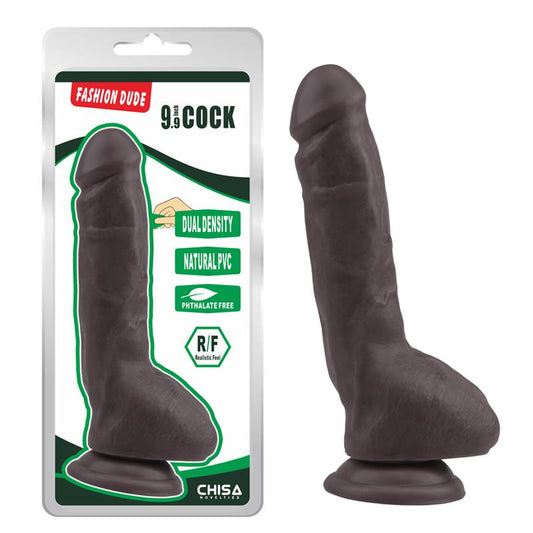 Fashion Dude Dual Density Dildo 23 cm x 4.3 cm Brown Fashion Dude Dual Density Dildo 23 cm x 4.3 cm Brown - UABDSM